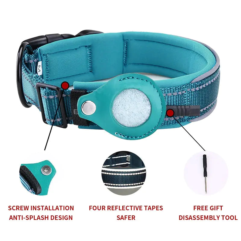 Pet Finder Nylon Collar for Apple Airtag