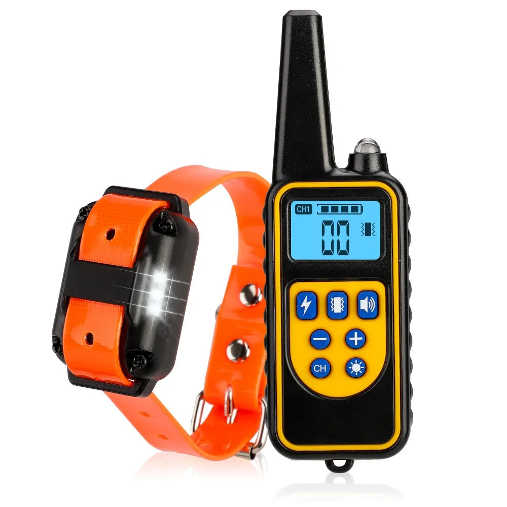 Waterproof Electric Dog Training Collar with Shock, Vibration, and Sound Modes