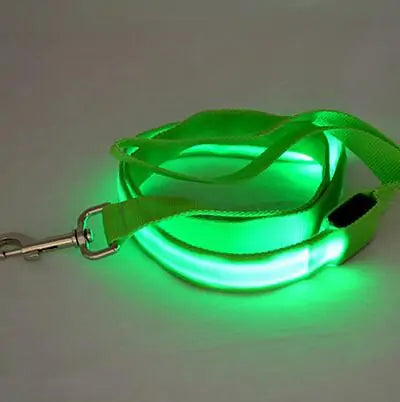 High Visibility LED Glow In Dark Dog Leash