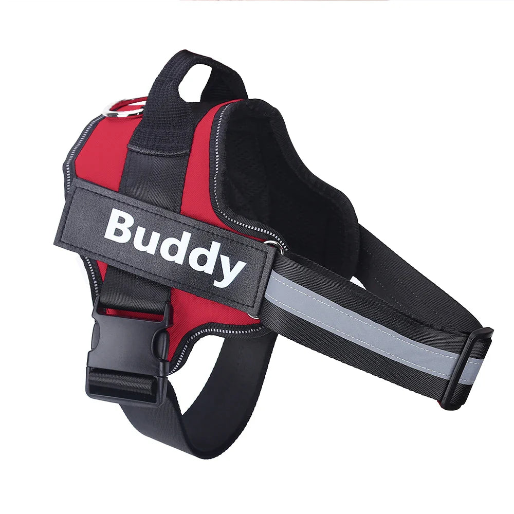 Personalized Reflective Dog Harness (no-pull)
