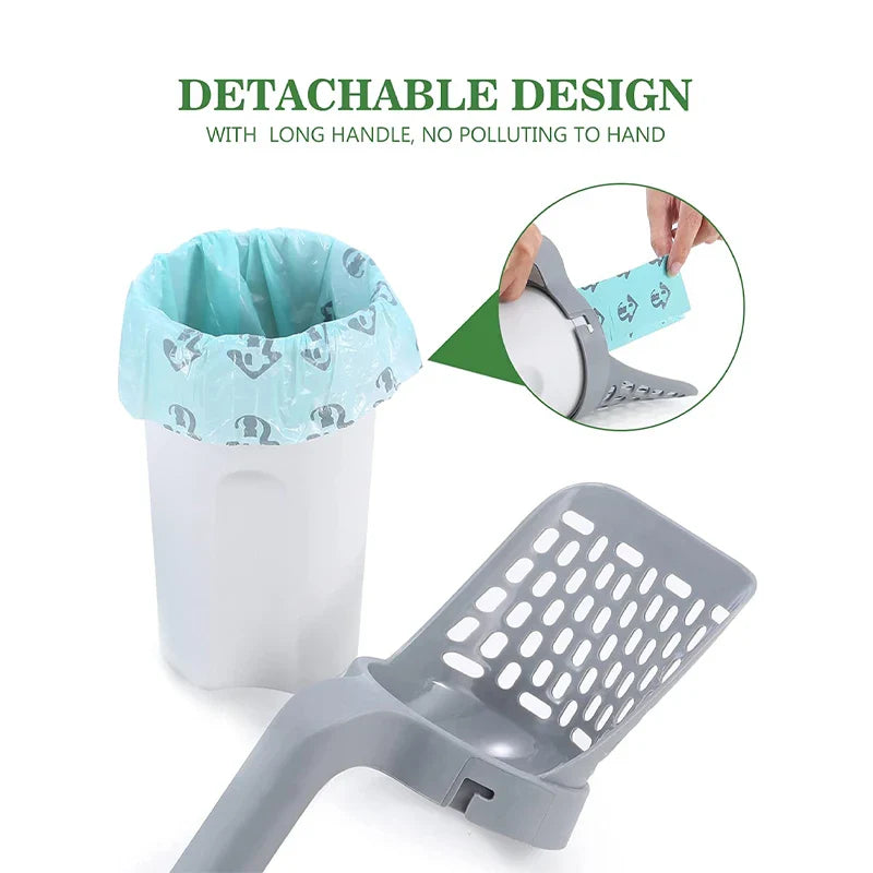 Cat Litter Scoop with Bag Holder