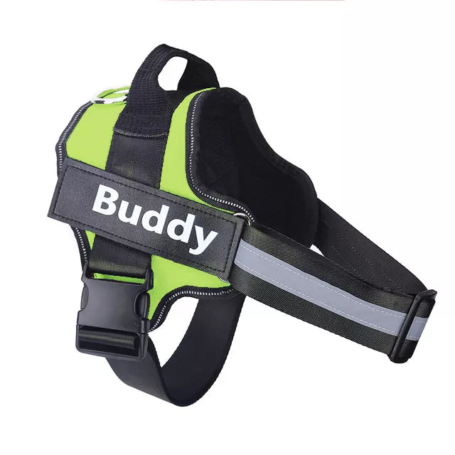 Personalized Reflective Dog Harness (no-pull)