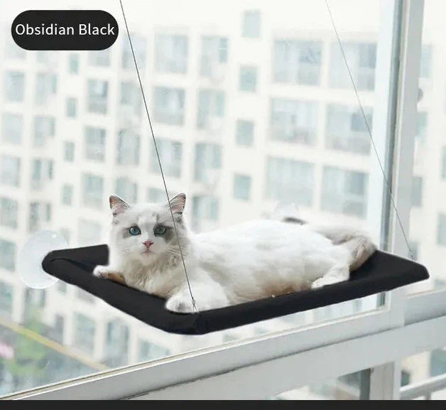 Cozy Retreat for Cats: Suction Cup Hanging Cat Hammock – Purrfection Elevated
