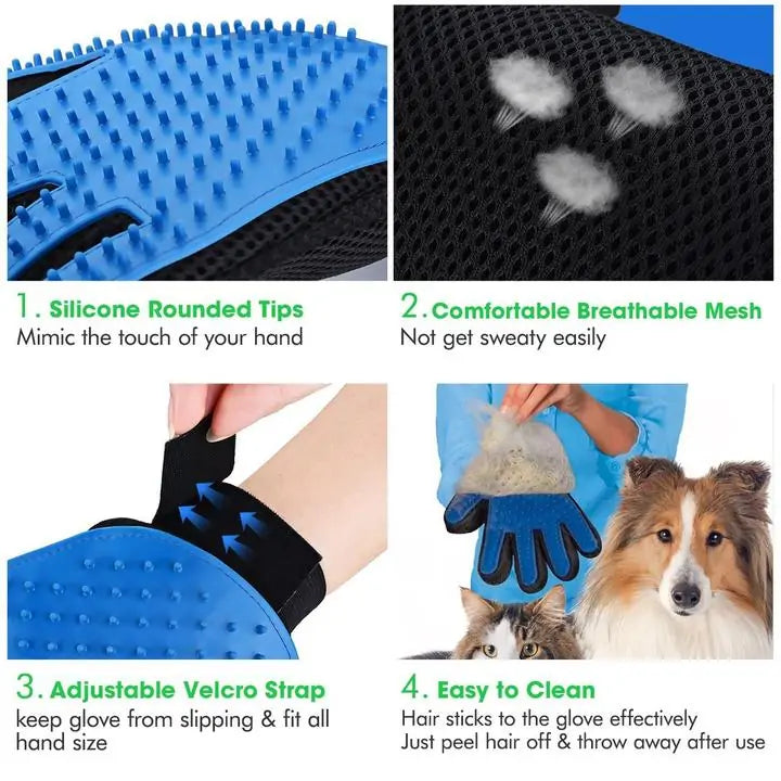 Pet Grooming Massage Glove