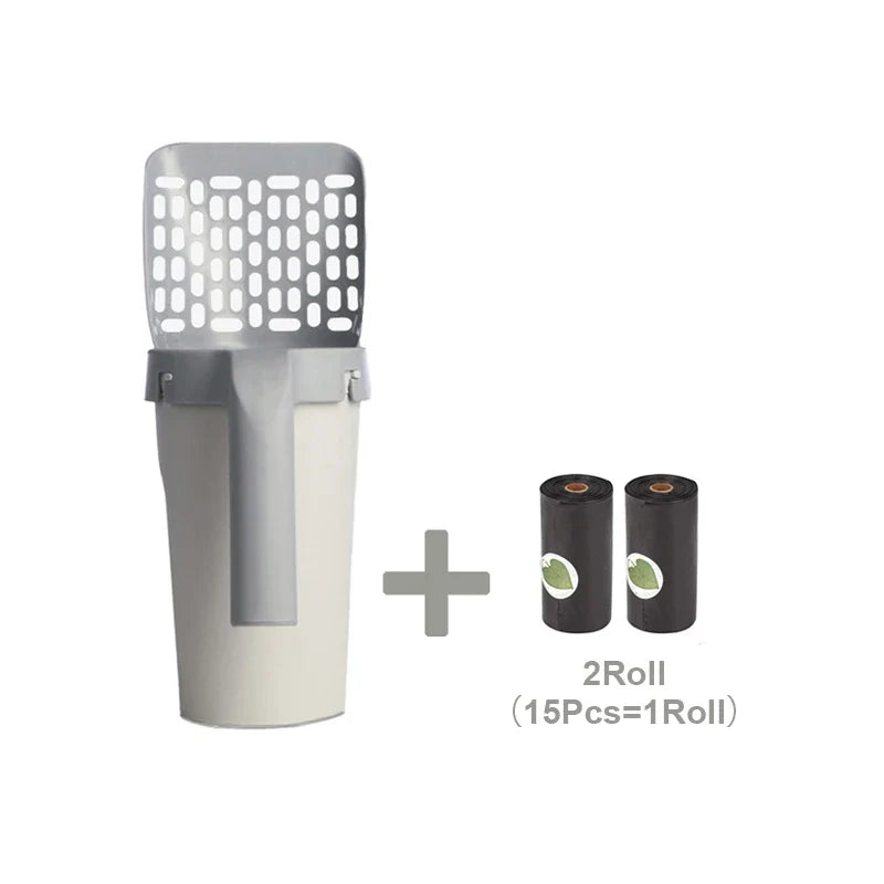 Cat Litter Scoop with Bag Holder