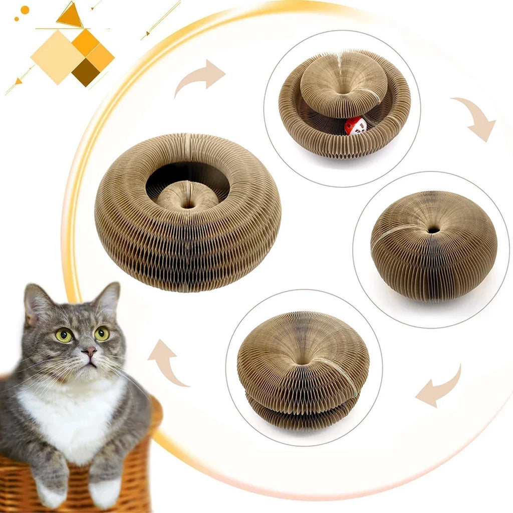 Multi-Shape Cat Scratching Board - Foldable Scratch Pad