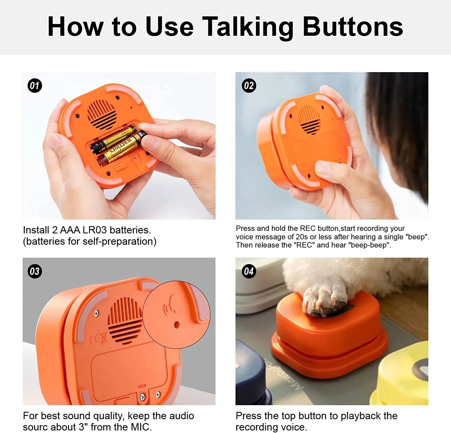 Pet Communication Training Toy
