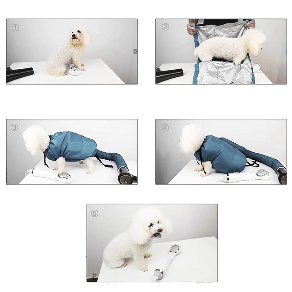 Painless Pet Hair Dryer Coat