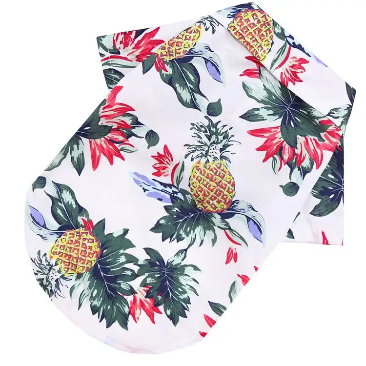 Dog Hawaiian T-Shirt Hawaii Style Summer Dog Clothes