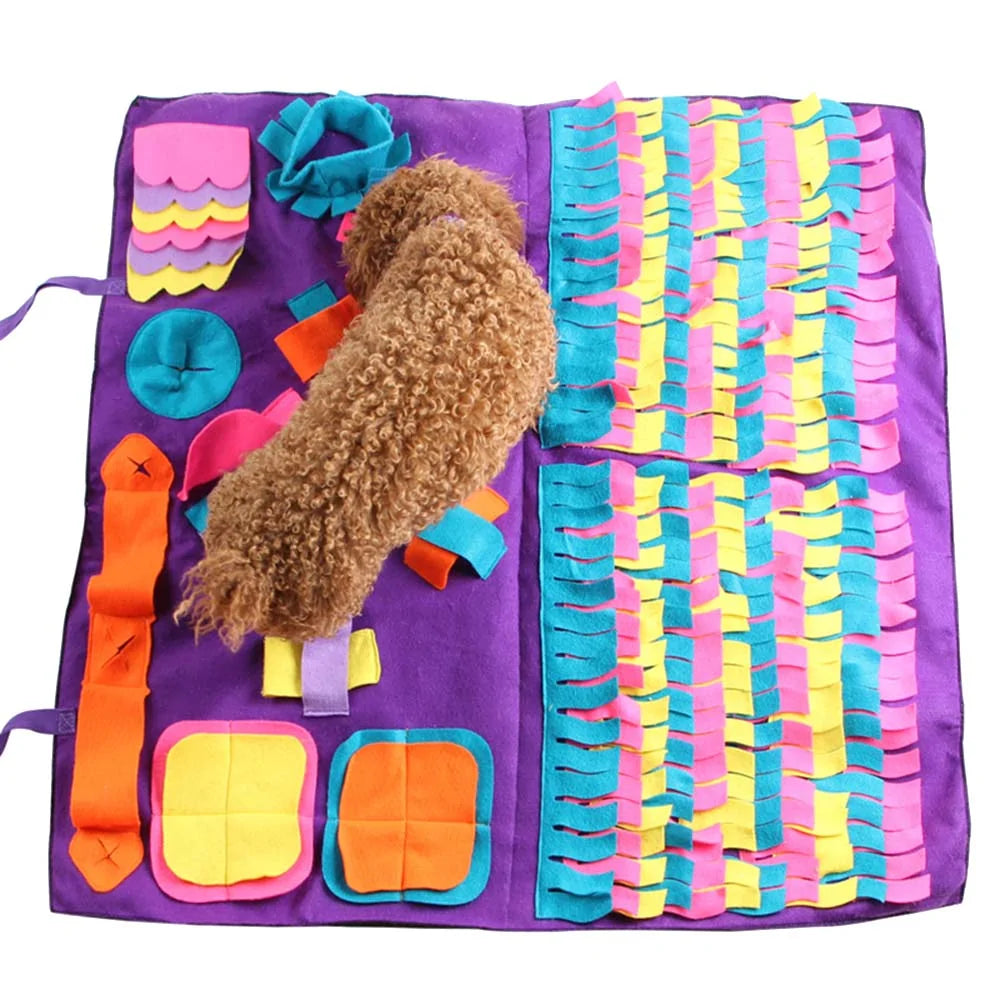 Snuffle Mat Pet Feeding Mat, Durable Interactive Dog & Cat Puzzle Toys