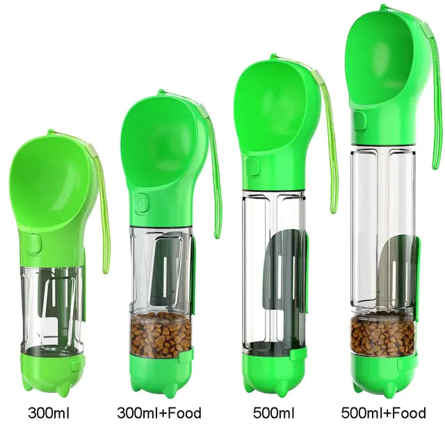 On-the-Go Multifunction Pet Water and Food Bottle