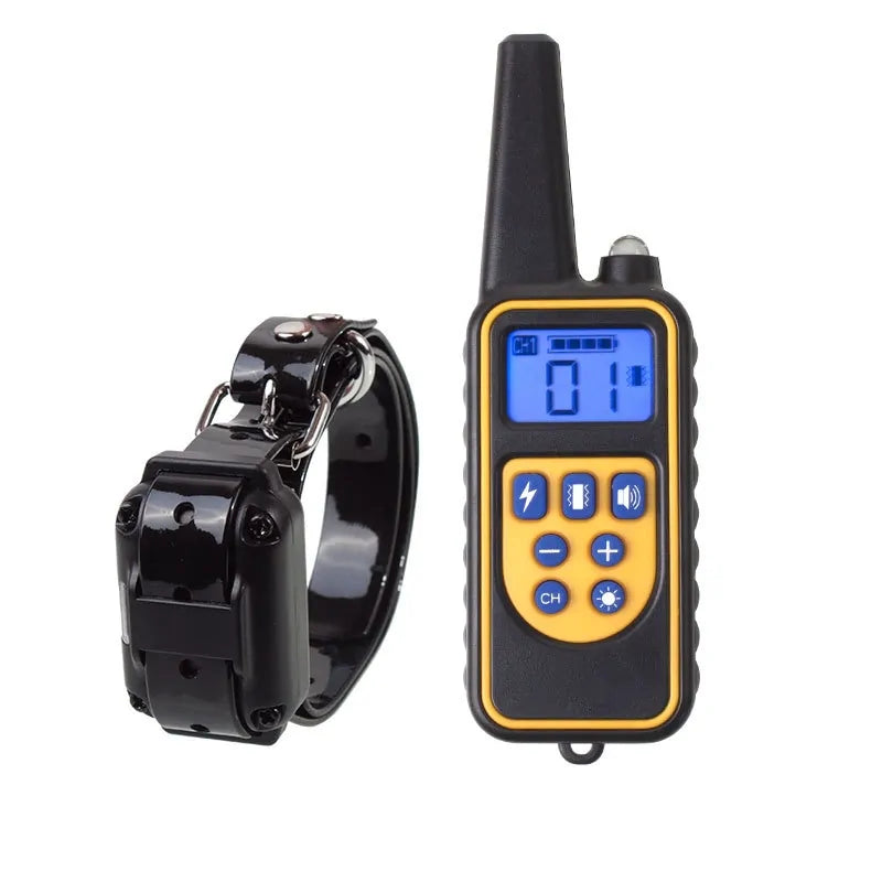 Waterproof Electric Dog Training Collar with Shock, Vibration, and Sound Modes
