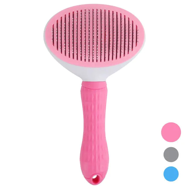 Pet Self Cleaning Hair Comb