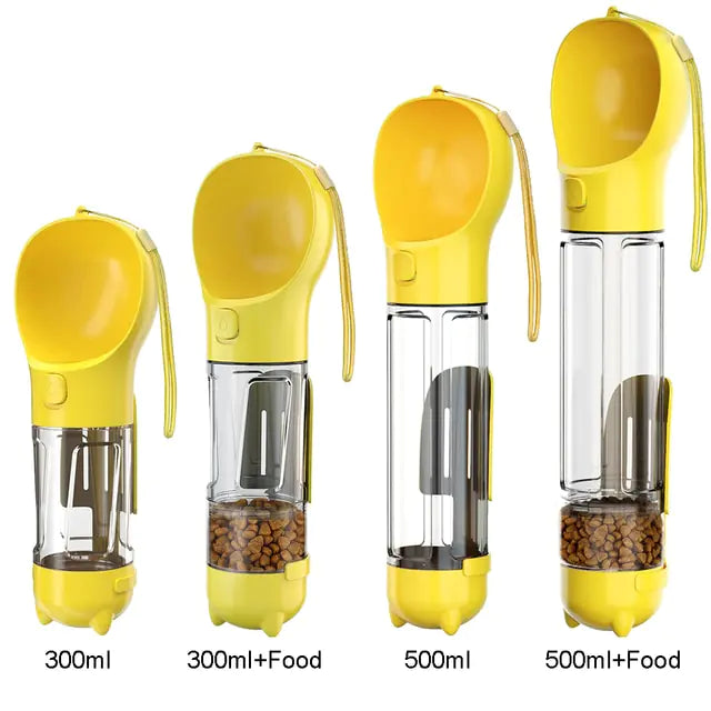 On-the-Go Multifunction Pet Water and Food Bottle