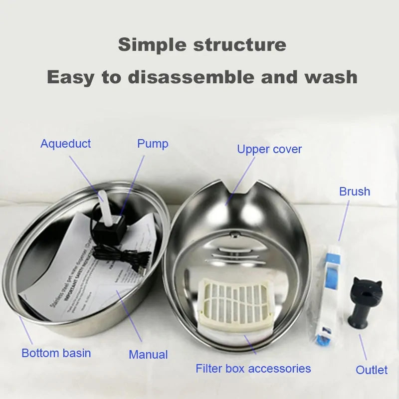 Cat Water Fountain – Keep Your Cat Hydrated with Fresh, Flowing Water