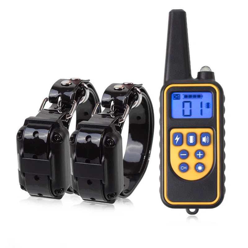 Waterproof Electric Dog Training Collar with Shock, Vibration, and Sound Modes