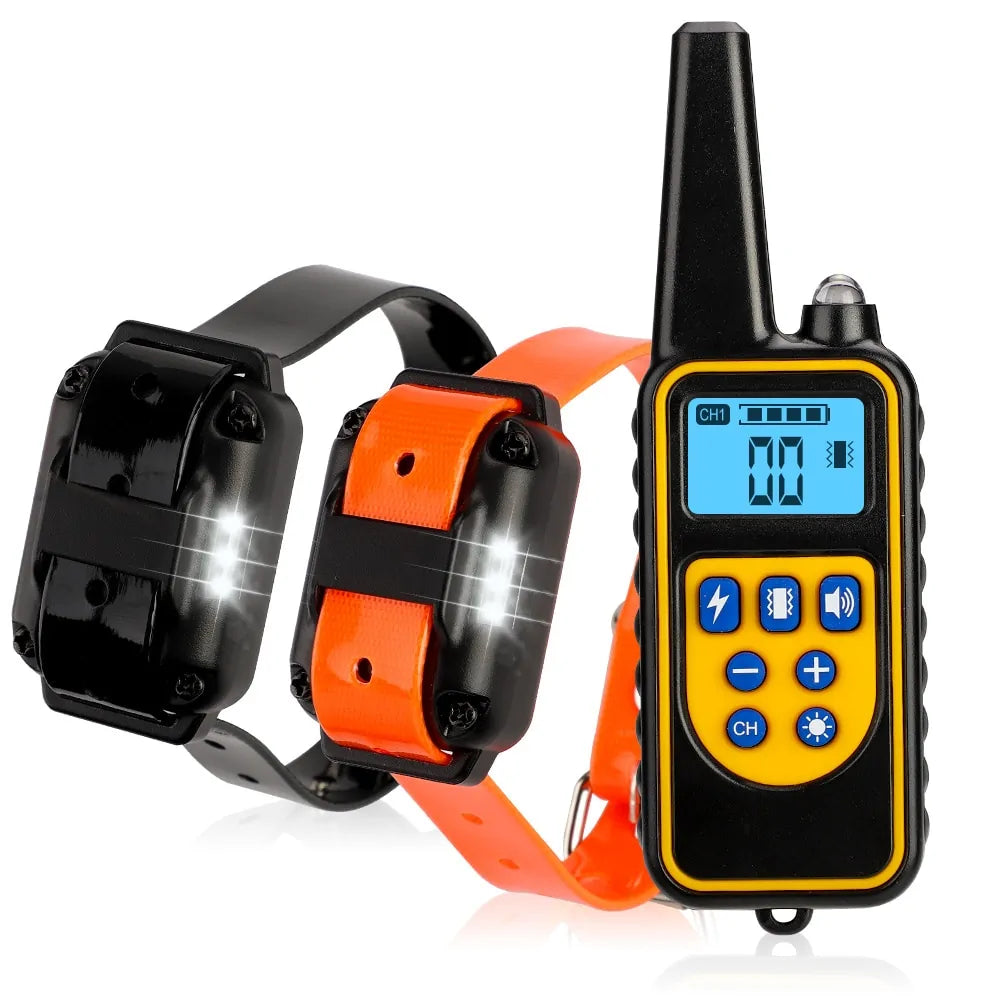 Waterproof Electric Dog Training Collar with Shock, Vibration, and Sound Modes